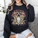  Aries Zodiac Astrology Horoscope Celestial Sign Constellation Pattern Vintage Inspired Graphic Sweatshirt