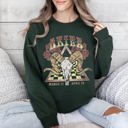 XXL Forest Green Aries Zodiac Astrology Horoscope Celestial Sign Constellation Pattern Vintage Inspired Graphic Sweatshirt