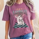 Medium Berry Red Aquarius Zodiac Horoscope Astrology Vintage Constellation Sign For Star Gazer Enthusiasts Comfort Colors Tee