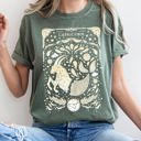 Small Moss Dark Green Capricorn Celestial Zodiac Horoscope Astrology Constellation Energy Star Alignment Comfort Colors Tee