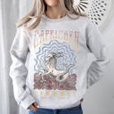 XXL Ash Light Gray Capricorn Zodiac Astrology Horoscope Celestial Sign Classic Cozy Comfort Sweatshirt