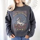 XL Dark Gray Heather Capricorn Zodiac Astrology Horoscope Celestial Sign Classic Cozy Comfort Sweatshirt