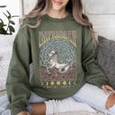 XXXL Military Green Capricorn Zodiac Astrology Horoscope Celestial Sign Classic Cozy Comfort Sweatshirt