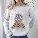 XL Ash Light Gray Gemini Zodiac Astrology Horoscope Celestial Sign Constellation Symbols Sweatshirt