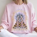 XXXL Light Pink Gemini Zodiac Astrology Horoscope Celestial Sign Constellation Symbols Sweatshirt