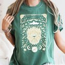 Small Blue Spruce Green Leo Celestial Zodiac Horoscope Astrology Mystic Sign Aura Celestial Map Comfort Colors Tee