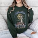 Medium Forest Green Libra Zodiac Astrology Horoscope Celestial Signs Artwork For Astrology Enthusiasts Sweatshirt