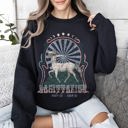 XXL Black Sagittarius Zodiac Astrology Horoscope Celestial Sign Cosmic Graphic Symbols Sweatshirt