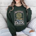 Medium Forest Green Scorpio Zodiac Astrology Horoscope Celestial Signs Constellations Night Sky Mystic Energy Sweatshirt