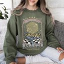 Medium Military Green Scorpio Zodiac Astrology Horoscope Celestial Signs Constellations Night Sky Mystic Energy Sweatshirt