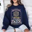 Large Navy Scorpio Zodiac Astrology Horoscope Celestial Signs Constellations Night Sky Mystic Energy Sweatshirt