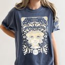 XXL Denim Blue Virgo Celestial Zodiac Horoscope Astrology Constellation Sign Mystic Vintage Cosmos Comfort Colors Tee