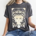 XXL Pepper Dark Gray Virgo Celestial Zodiac Horoscope Astrology Constellation Sign Mystic Vintage Cosmos Comfort Colors Tee