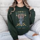 XXXL Forest Green Virgo Zodiac Astrology Horoscope Constellation Moon Phases Crystal Talisman Graphic Sweatshirt