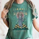 Large Blue Spruce Green Virgo Zodiac Horoscope Astrology Celestial Signs And Planetary Alignment Comfort Colors Tee