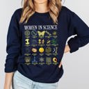  Women In Science STEM Teacher Empowerment Graphic Sweatshirt For Classroom Inspiration