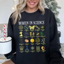 Small Black Women In Science STEM Teacher Empowerment Graphic Sweatshirt For Classroom Inspiration