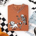 XXL Labrador - Yellow Funny Dog Breeds and Skeleton Halloween 50 Plus Breeds Comfort Colors Tee