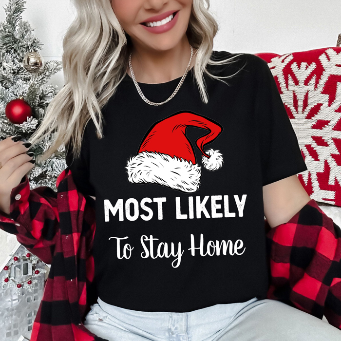 Most Likely To Christmas Family Holiday Memories And Cozy Gatherings Party Tee