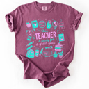  This Teacher Is Ready For A Great Year, Back To School, Student, Teacher Comfort Colors T-Shirt