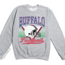 Small Buffalo Vintage Football Sublimation Graphic Print With Hometown Team Pride And Classic Style Sweatshirt