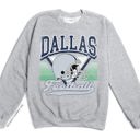 XL Dallas Vintage Football Sublimation Graphic Print With Hometown Team Pride And Classic Style Sweatshirt