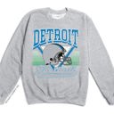 XL Detroit Vintage Football Sublimation Graphic Print With Hometown Team Pride And Classic Style Sweatshirt