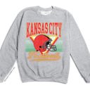 XXL Kansas City Vintage Football Sublimation Graphic Print With Hometown Team Pride And Classic Style Sweatshirt