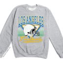 XL Los Angeles - 2 Vintage Football Sublimation Graphic Print With Hometown Team Pride And Classic Style Sweatshirt