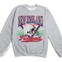 XL New England Vintage Football Sublimation Graphic Print With Hometown Team Pride And Classic Style Sweatshirt