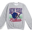 Medium New York - 2 Vintage Football Sublimation Graphic Print With Hometown Team Pride And Classic Style Sweatshirt