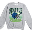 XL Seattle Vintage Football Sublimation Graphic Print With Hometown Team Pride And Classic Style Sweatshirt