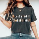 XXL Pepper Dark Gray Cat Lovers Farm Animal Illustration Breeds And Cat Portraits Art Comfort Colors Tee