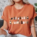 Large Yam Cat Lovers Farm Animal Illustration Breeds And Cat Portraits Art Comfort Colors Tee