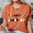 Medium Yam Chicken Lovers Farm Animal Breed Portraits Illustration Of Chicken Breeds Comfort Colors Tee