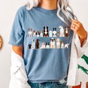 Medium Blue Jean Dog Lovers Farm Animal Illustration Breeds And Pet Companions Gallery For All Dog Enthusiasts Comfort Colors Tee