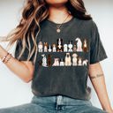 Medium Pepper Dark Gray Dog Lovers Farm Animal Illustration Breeds And Pet Companions Gallery For All Dog Enthusiasts Comfort Colors Tee