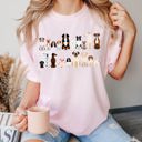 XL Blossom Light Pink Dog Lovers Farm Animal Illustration Breeds And Pet Companions Gallery For All Dog Enthusiasts Comfort Colors Tee