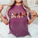 Small Berry Red Farm Animals Lover Comfort Colors Tee