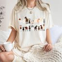 XXL Ivory Cream Goat Lovers Farm Animal Illustration With Breeds And Pets Displayed Comfort Colors Tee