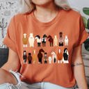 Small Yam Horse Lovers Illustration Of Various Horse Breeds And Farm Animals Comfort Colors Tee