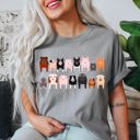 Medium Granite Light Gray Pig Lovers Farm Animal Illustration Breeds Pet Portraits And Farm Life Enthusiasts Comfort Colors Tee