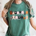 Medium Moss Dark Green Pig Lovers Farm Animal Illustration Breeds Pet Portraits And Farm Life Enthusiasts Comfort Colors Tee