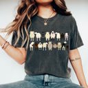 XXL Pepper Dark Gray Sheep Lovers Farm Animal Illustration And Breeds Portrait Gallery Comfort Colors Tee