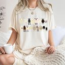 XL Ivory Cream Sheep Lovers Farm Animal Illustration And Breeds Portrait Gallery Comfort Colors Tee