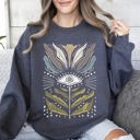  Mystical Floral Vintage Cozy Garden Print Ethereal Botanical Artwork Collection Sweatshirt