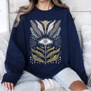  Mystical Floral Vintage Cozy Garden Print Ethereal Botanical Artwork Collection Sweatshirt