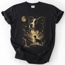  The Moon And Stars Dog Breeds Tarot Skeleton Dog Mom With Roses Under Starlit Sky Comfort Colors Tee