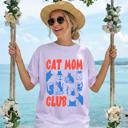 XL Orchid Light Purple Cat Mom Club Cat Lover Forever Purrfect Cozy Edition For Cat Moms Everywhere Comfort Colors Tee
