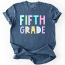  Back To School, Pastel, First Day, Teacher, Grades, Students Comfort Colors T-Shirt